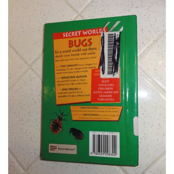 Vintage Secret Worlds Bugs A Close Up View of the Insect World Hardcover Book - Picture 10 of 16